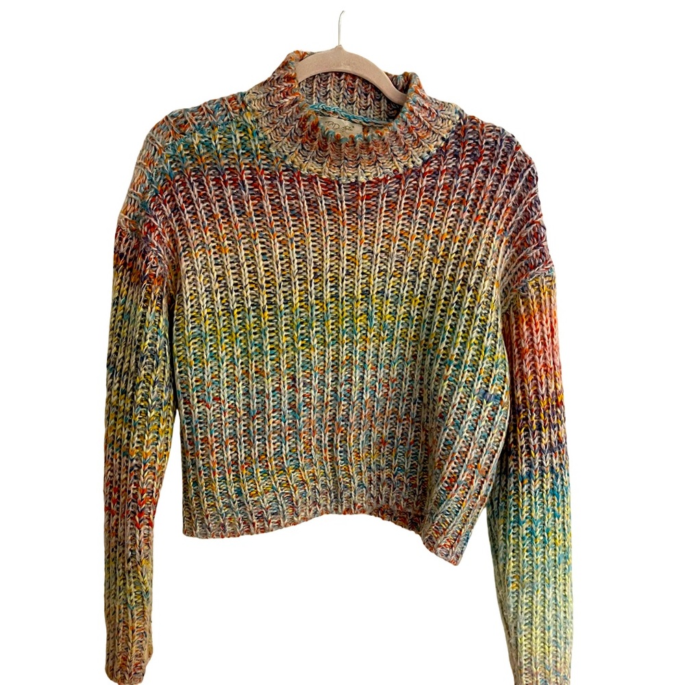 South Moon Under multicolored knit sweater, soft